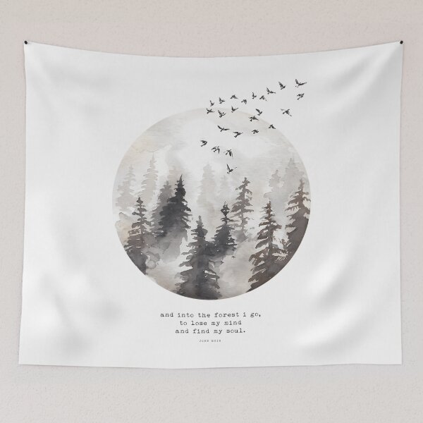 Item preview, Into The Forest I Go - Spirituality Boho Nature Lover Calm Outdoors Hiking designed and sold by docentbikeel.