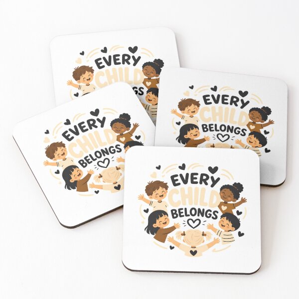 Item preview, Every Child Belongs Diverse Hands Heart Unity Inclusion designed and sold by SoyLamderma.
