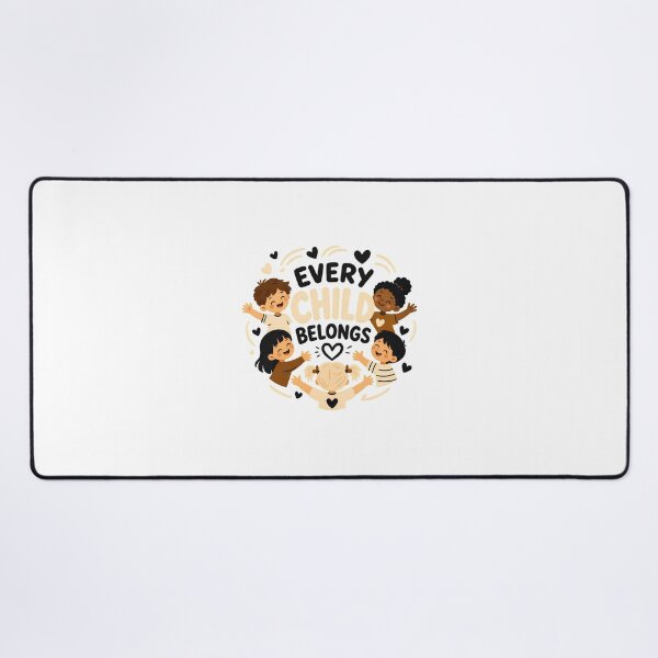 Item preview, Every Child Belongs Diverse Hands Heart Unity Inclusion designed and sold by SoyLamderma.