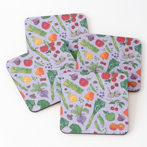 Item preview, Tossed veggies in watercolor designed and sold by Goddessart.