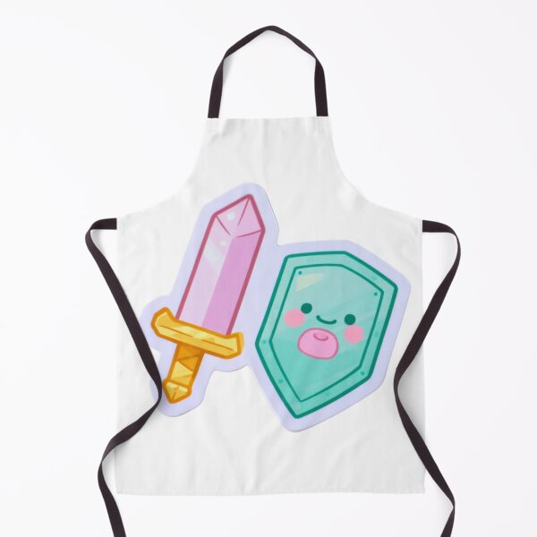 Item preview, Cute Kawaii Gaming Sword and Shield RPG designed and sold by NicolasGlowArt.
