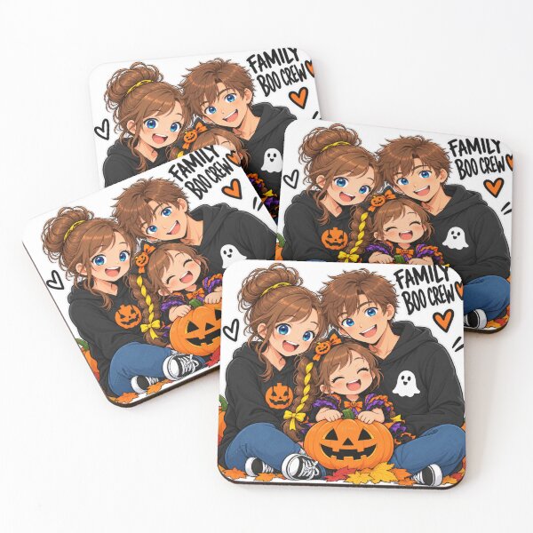 Item preview, Family Halloween Boo Crew Cartoon Design designed and sold by Kenzie & Co.