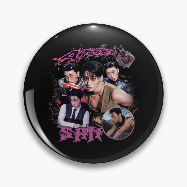 Item preview, ATEEZ Choi San Golden Hour Kpop Fan  designed and sold by Elizabeth81756.