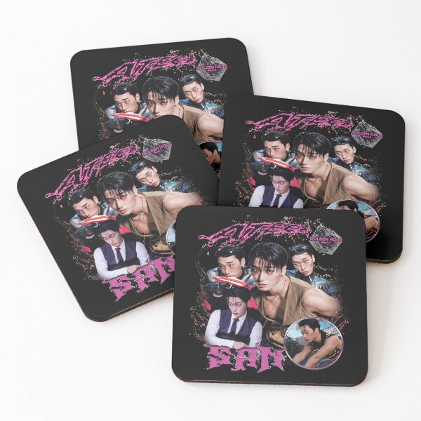 Item preview, ATEEZ Choi San Golden Hour Kpop Fan  designed and sold by Elizabeth81756.