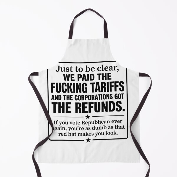 Item preview, We Paid The Fucking Tariffs Anti Trump Political Sarcasm Protest Decal designed and sold by raedattia.