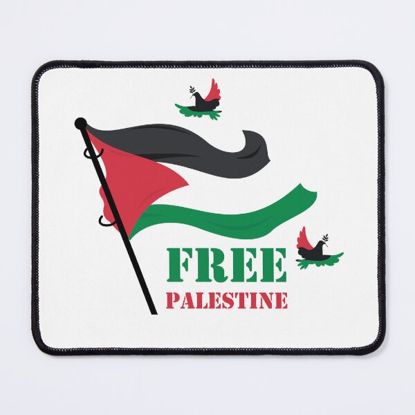 Item preview, Free Palestine Flag Peace Doves Art designed and sold by topprinting.