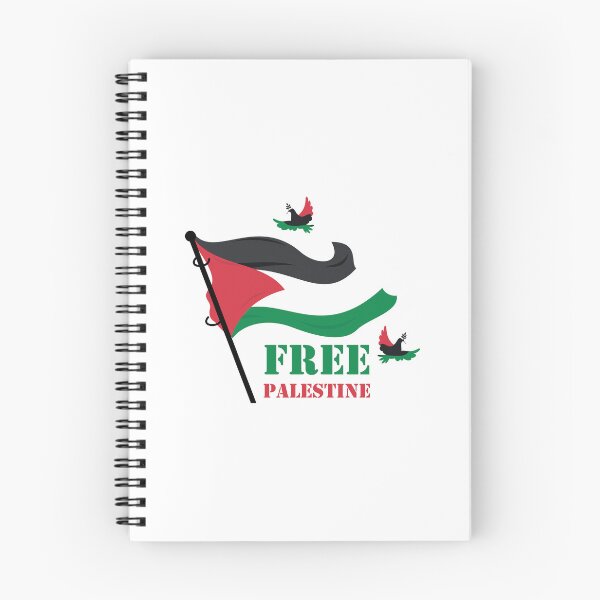 Item preview, Free Palestine Flag Peace Doves Art designed and sold by topprinting.