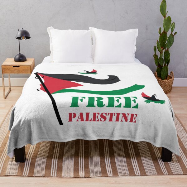 Item preview, Free Palestine Flag Peace Doves Art designed and sold by topprinting.
