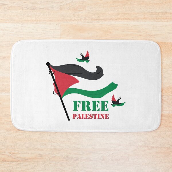 Item preview, Free Palestine Flag Peace Doves Art designed and sold by topprinting.