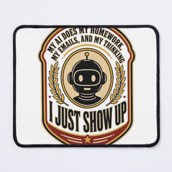 Item preview, Funny AI Does Everything Shirt | Sarcastic Student Worker Tee | Trendy Chatbot Humor T-Shirt designed and sold by RokomariFabric.