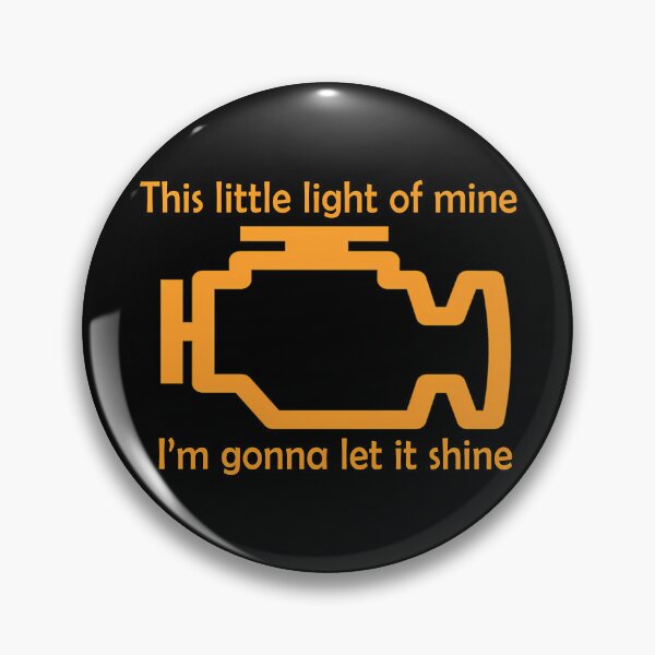 Item preview, Check Engine Let It Shine designed and sold by docentbikeel.