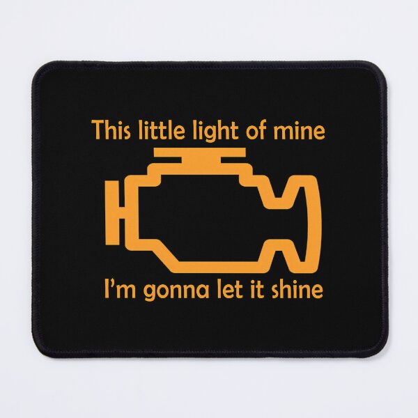 Item preview, Check Engine Let It Shine designed and sold by docentbikeel.