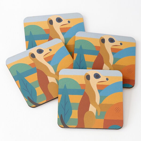 Item preview, Meerkat - a Geometric illustration. designed and sold by GalleryKauffeld.