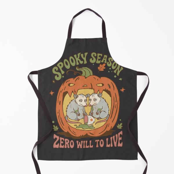 Item preview, Unmotivated opossums in a retro Halloween pumpkin - Dark Colors Edition designed and sold by Shyla Marsare.