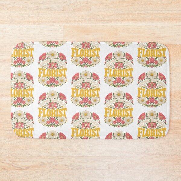 Item preview, Support Your Local Florist Cute Retro Floral Flowers Design designed and sold by SEINENGAPPI19.