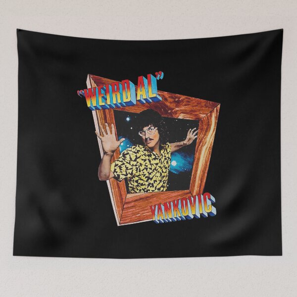 Item preview, 'Weird Al' Yankovic Retro Portrait designed and sold by CATHERIMERENDA.
