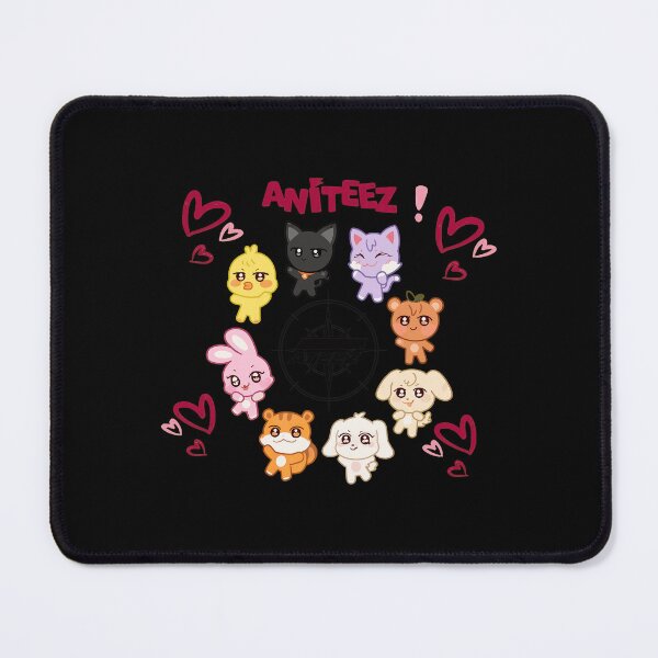 Item preview, ATEEZ Kawaii Cartoon Animals Fan Art designed and sold by SeanThoma82727.