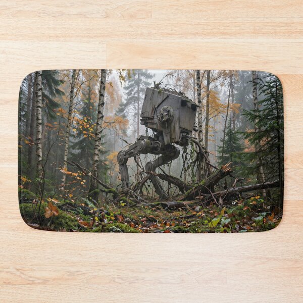 Item preview, Overgrown AT-ST in Misty Autumn Forest designed and sold by Late Theory.
