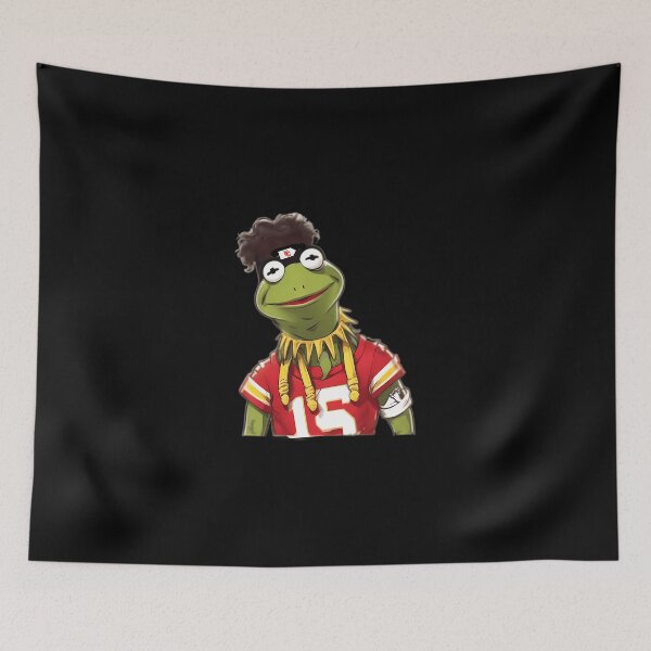 Item preview, Patrick Mahomes Kermit Meme designed and sold by MarianelaOlive.