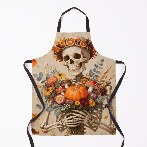 Item preview, Autumn Skeleton Floral Harvest Pumpkin designed and sold by cr6zym1nd.