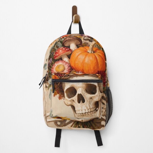 Item preview, Autumn Skeleton Floral Harvest Pumpkin designed and sold by cr6zym1nd.