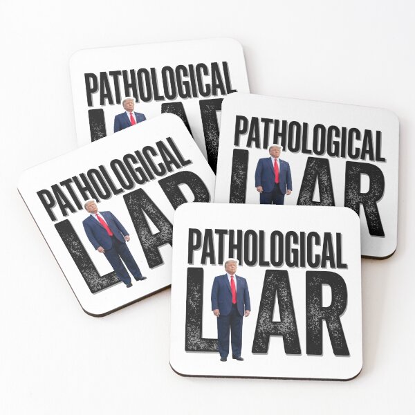 Item preview, Pathological Liar Donald Trump Anti MAGA Political Protest Decal designed and sold by raedattia.