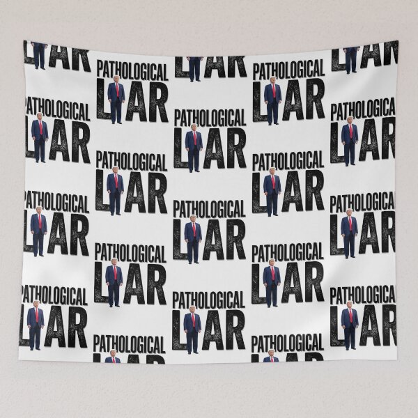 Item preview, Pathological Liar Donald Trump Anti MAGA Political Protest Decal designed and sold by raedattia.