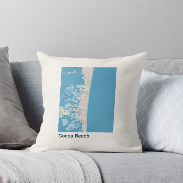 Item preview, Cocoa Beach Minimalistic Map Art designed and sold by MapsNerd.