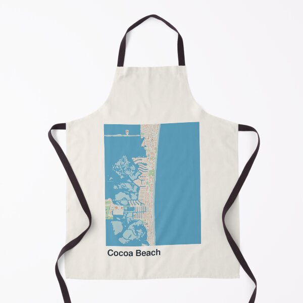 Item preview, Cocoa Beach Minimalistic Map Art designed and sold by MapsNerd.