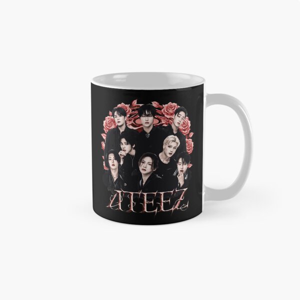 Item preview, ATEEZ Kpop Group Vintage Roses Fan  designed and sold by JuliaWrig40293.