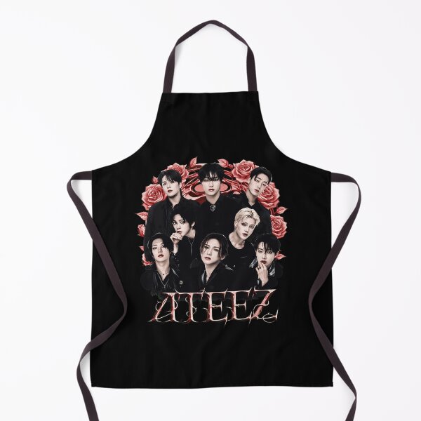Item preview, ATEEZ Kpop Group Vintage Roses Fan  designed and sold by JuliaWrig40293.