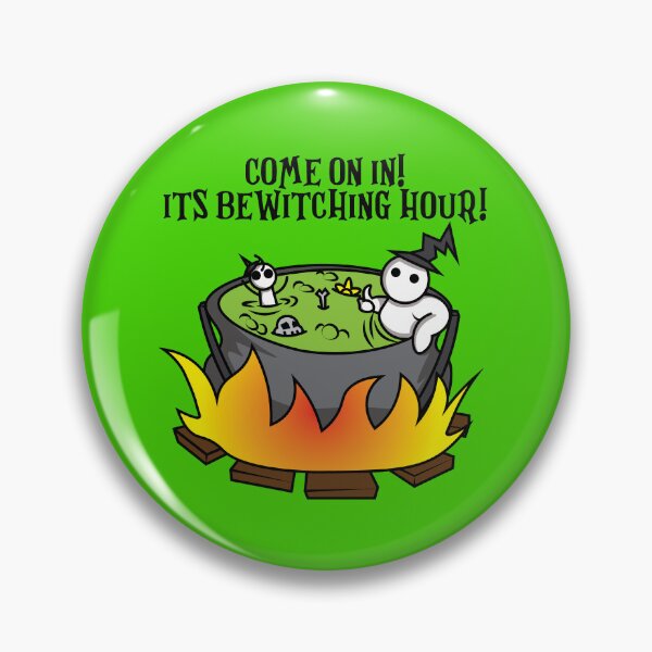 Item preview, Bob and Bobby "COME ON IN! IT'S BEWITCHING HOUR!" designed and sold by Ray_Not Workshop.