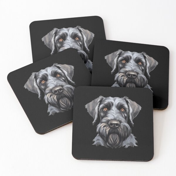 Item preview, Giant Schnauzer Portrait Schnauzer Motif designed and sold by Loona97.