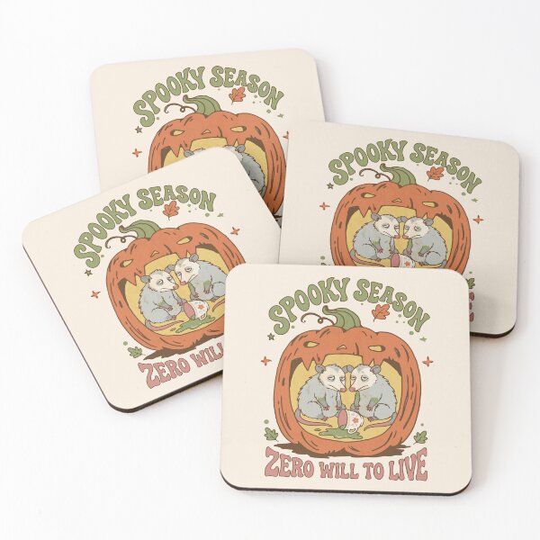Item preview, Lazy opossums vintage autumn pumpkin - Light Colors Edition designed and sold by Shyla Marsare.