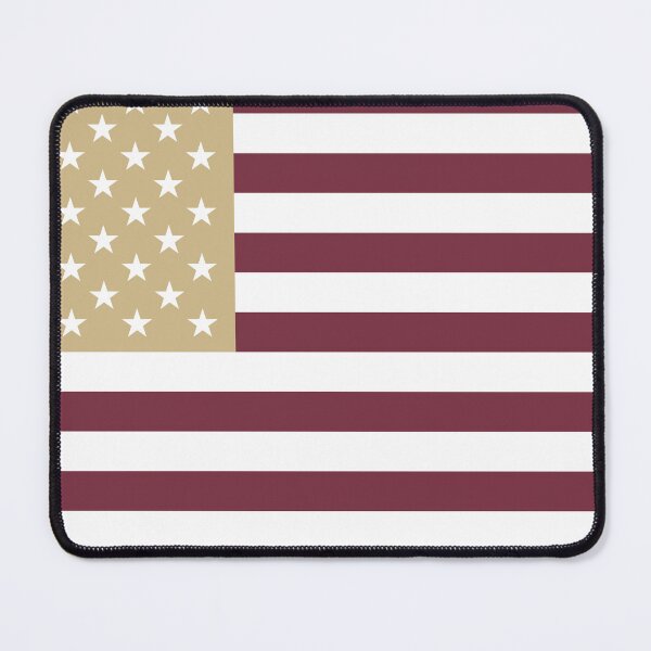 Item preview, Garnet, White, and Gold American Flag designed and sold by Karate Octopus.