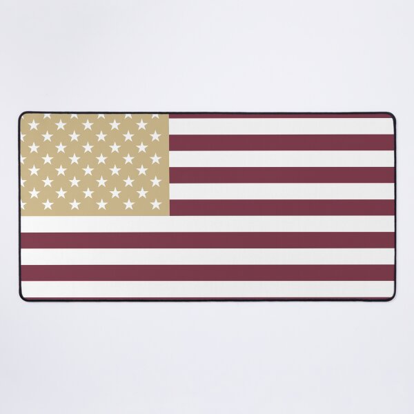 Item preview, Garnet, White, and Gold American Flag designed and sold by Karate Octopus.