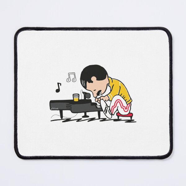 Item preview, Freddie Mercury Piano Chibi Art designed and sold by CATHERIMERENDA.