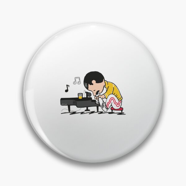Item preview, Freddie Mercury Piano Chibi Art designed and sold by CATHERIMERENDA.