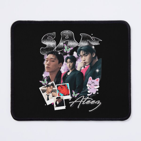 Item preview, ATEEZ San Vintage Retro Kpop Idol designed and sold by MalikHobb94818.