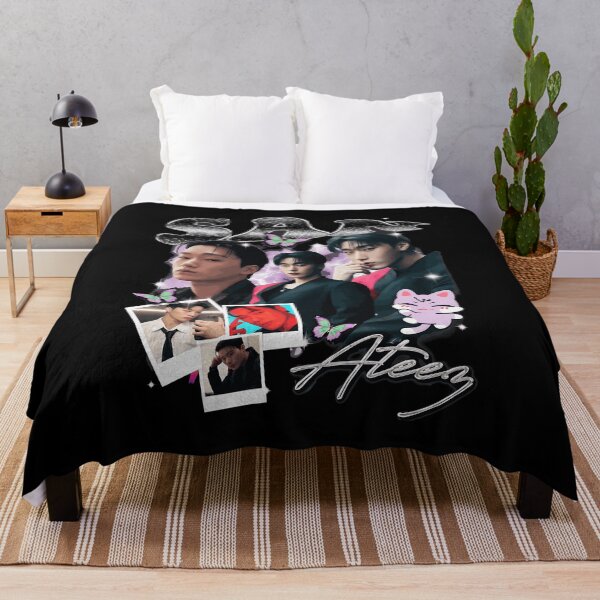 Item preview, ATEEZ San Vintage Retro Kpop Idol  designed and sold by MalikHobb94818.