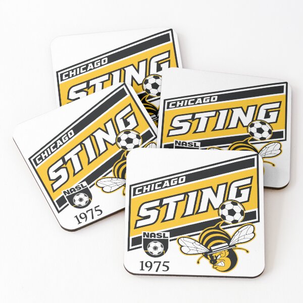 Item preview, Chicago Sting NASL 1975 Soccer Retro Bee  designed and sold by CATHERIMERENDA.