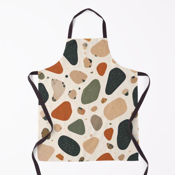 Item preview, Earthy Terrazzo Pattern in Rust Sage and Beige designed and sold by VOLLOS.