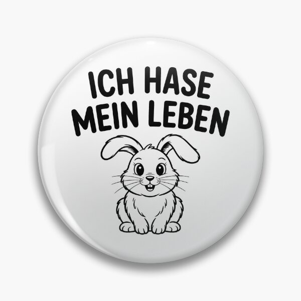 Item preview, Ich hase mein Leben – Hasen Wortspiel Design designed and sold by LoFizzy.