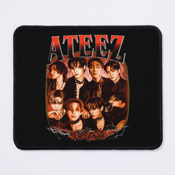 Item preview, ATEEZ Vintage Group Portrait K-Pop Fan Tee designed and sold by Elizabeth81756.