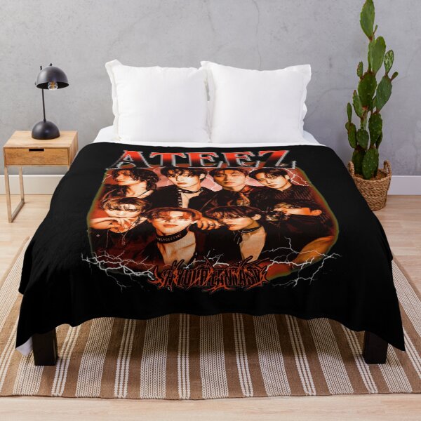 Item preview, ATEEZ Vintage Group Portrait K-Pop Fan Tee designed and sold by Elizabeth81756.