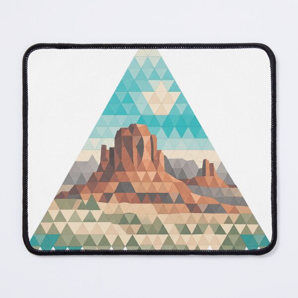 Item preview, Geometric canyons and rocks in the desert triangle designed and sold by LongIslandDesgn.