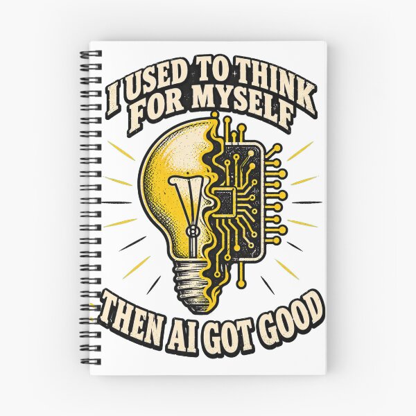 Item preview, Funny AI Thinking Joke Shirt | Sarcastic Artificial Intelligence Tee | Trendy Tech Graphic T-Shirt designed and sold by RokomariFabric.