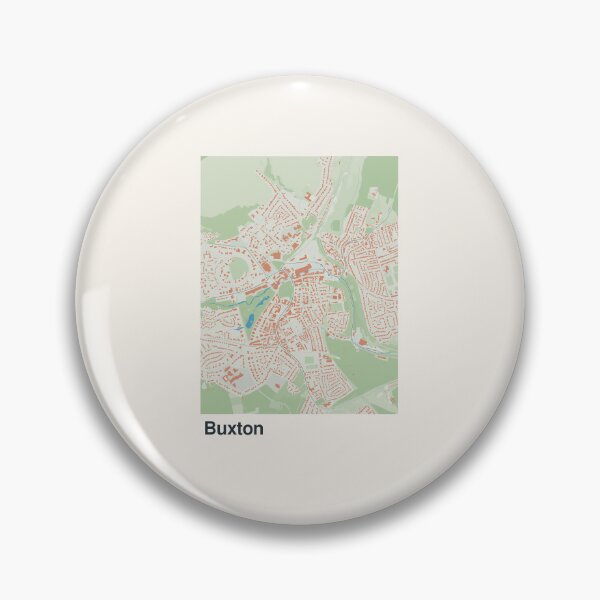 Item preview, Buxton Minimalistic Map Art designed and sold by MapsNerd.