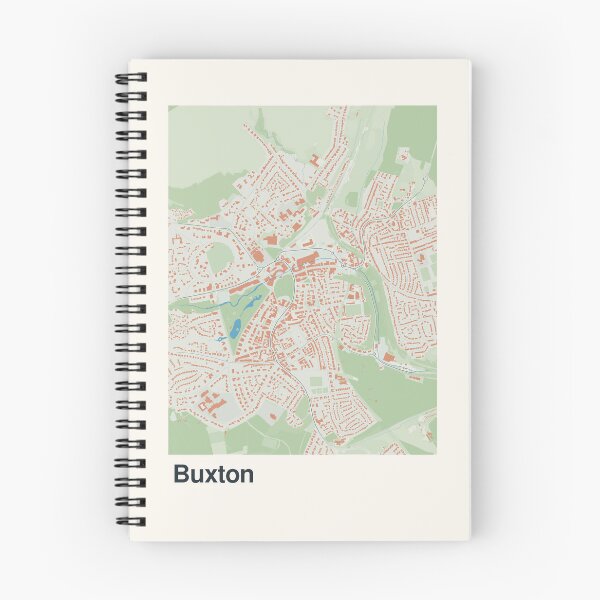 Item preview, Buxton Minimalistic Map Art designed and sold by MapsNerd.