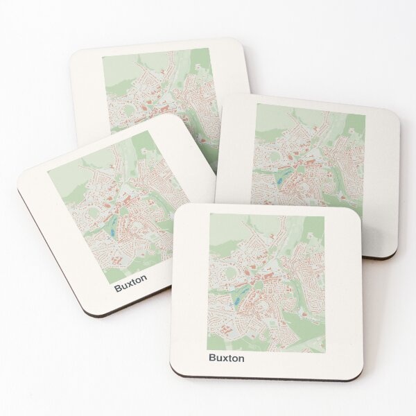 Item preview, Buxton Minimalistic Map Art designed and sold by MapsNerd.